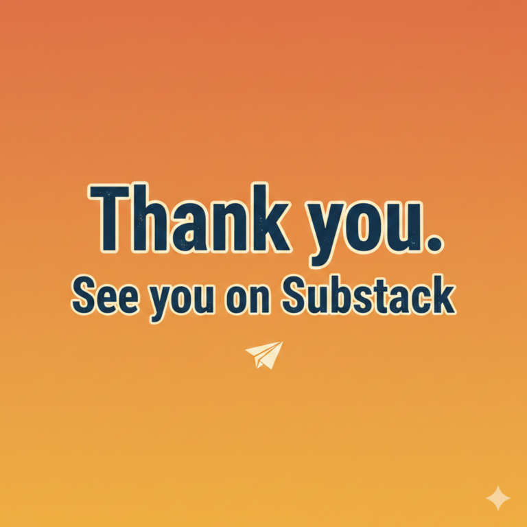 Generative AI Reflections - See you on Substack